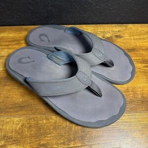 OluKai Ohana 10110A-PVPV Pavement Synthetic Sandals Mens Size 13